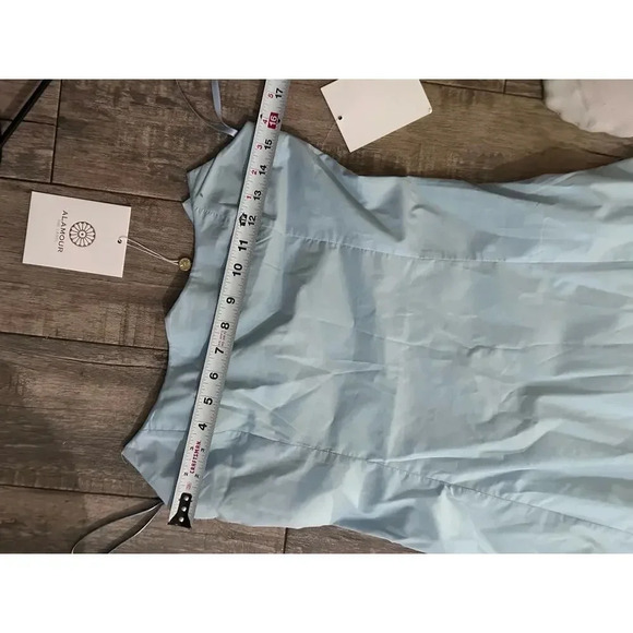 NWT Alamour the label Blue mini Dress Size 4 - Picture 11 of 11